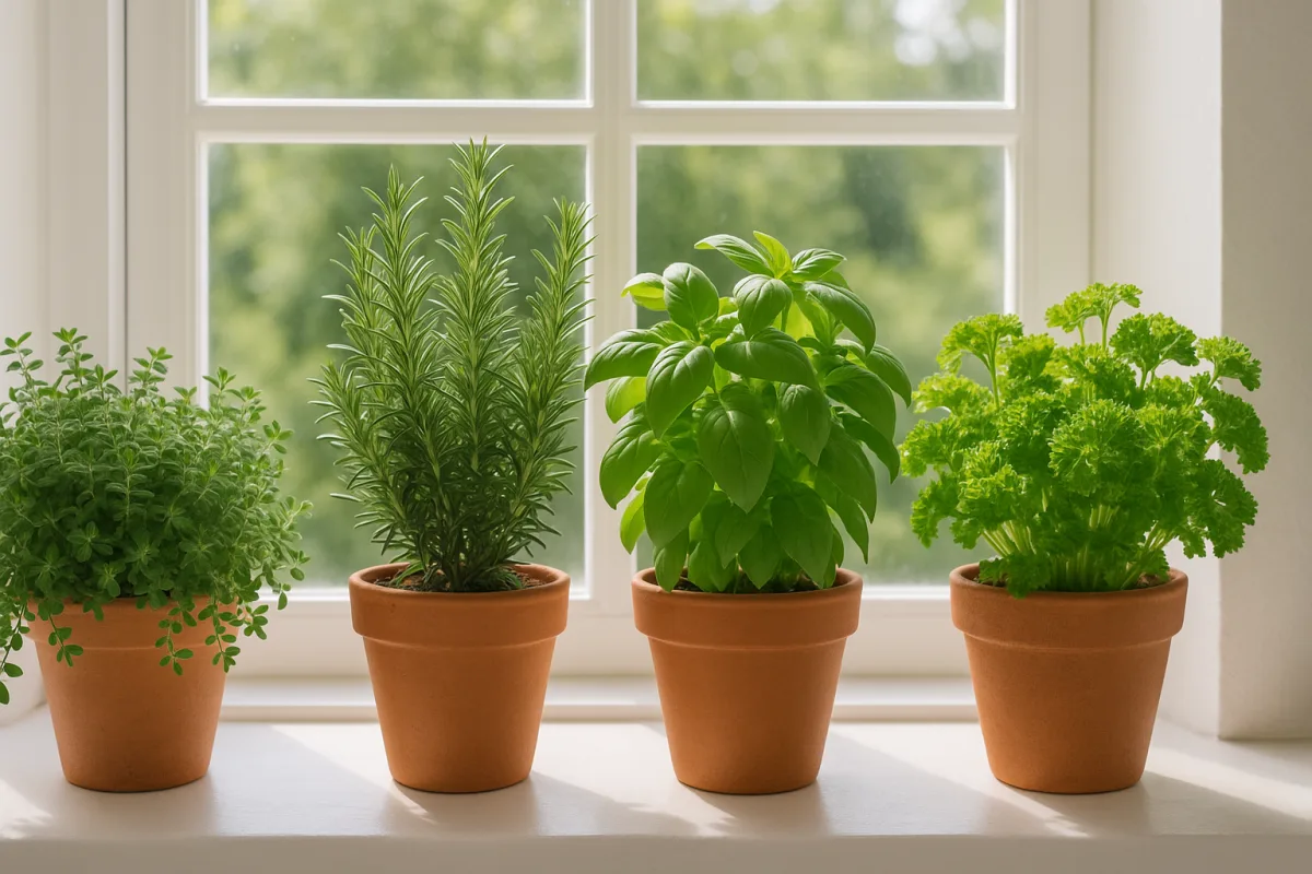 Piante aromatiche sul davanzale: come ottenerle folte e profumate tutto l’anno