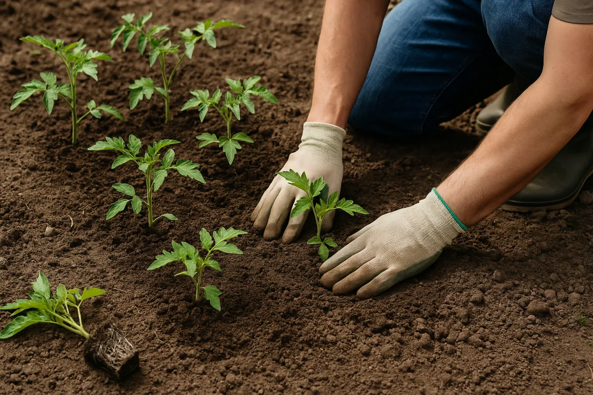 Trapianto dei pomodori: la distanza che fa crescere piante forti e sane