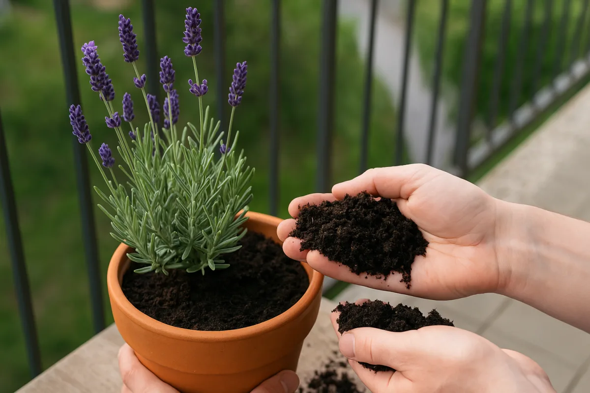 Lavanda in vaso sul balcone: il terriccio che cambia tutto