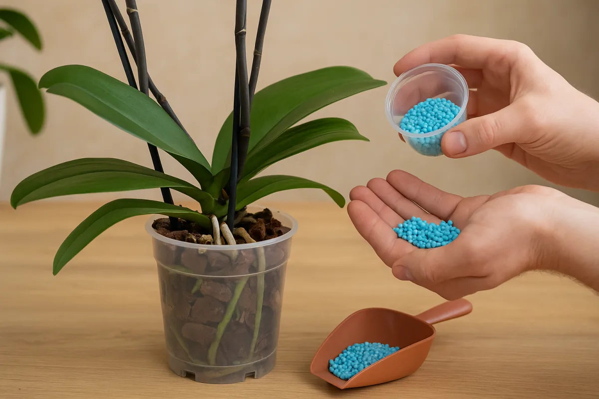 Orchidee in vaso senza fiori: il tipo di concime che riattiva la fioritura