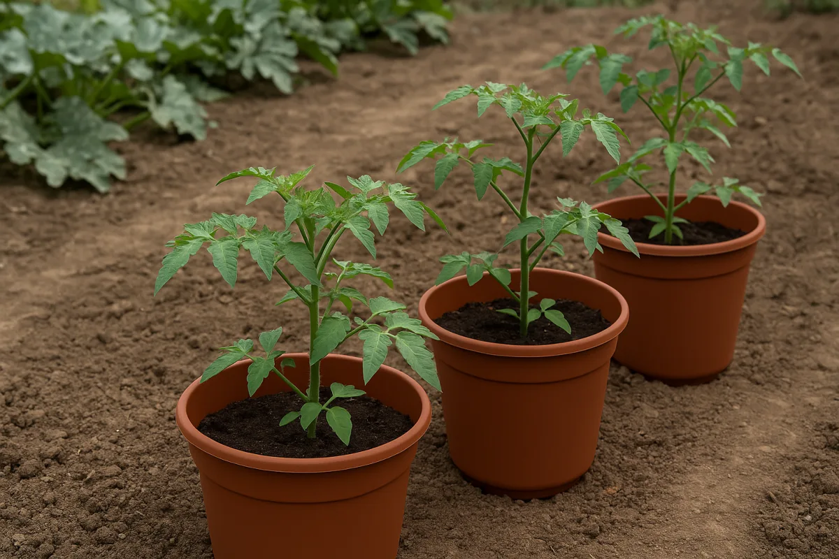 Distanza tra piante di pomodoro in vaso: quanto spazio serve davvero