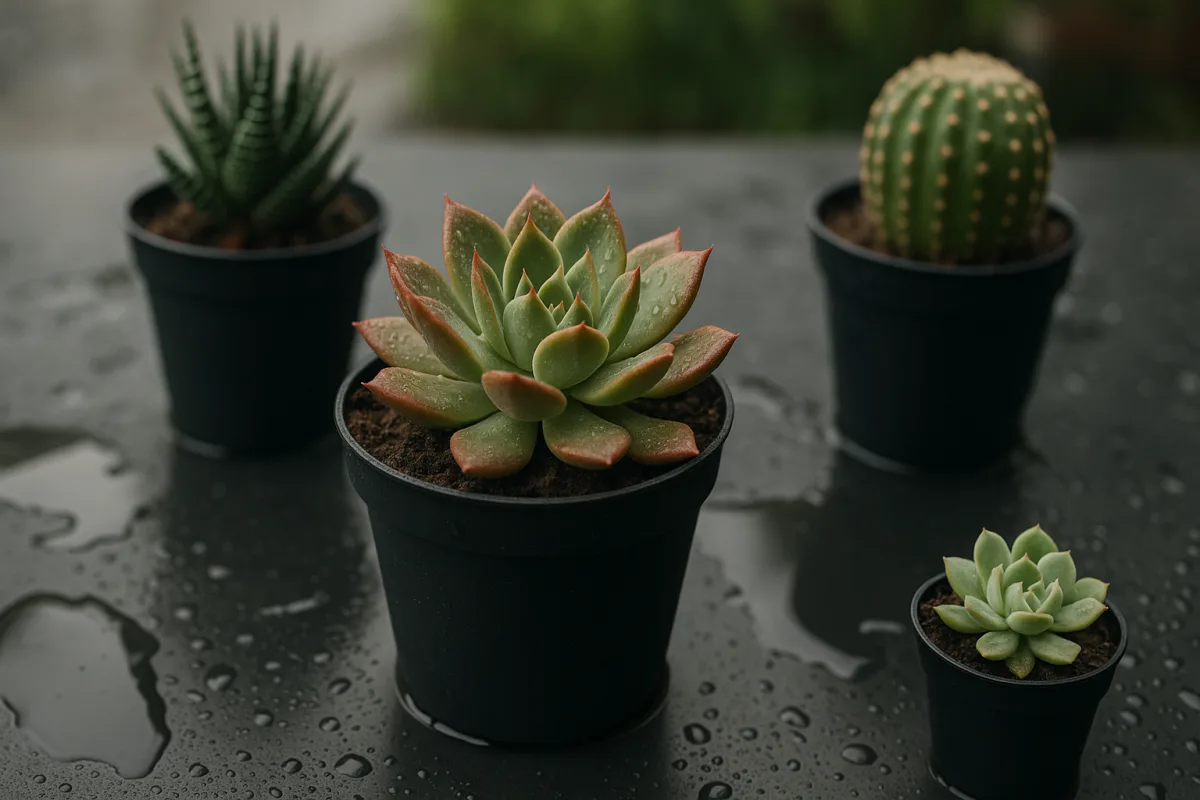 Piante grasse in vaso di plastica: perché il ristagno è il vero nemico