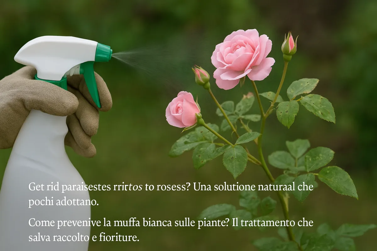 Trattamento biologico contro i parassiti delle rose: cosa usare davvero