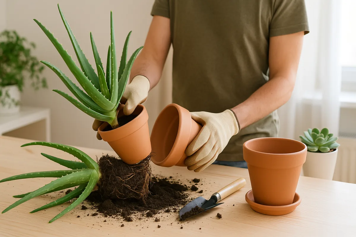 Rinvaso dell'aloe vera in appartamento: il segnale che non si deve ignorare